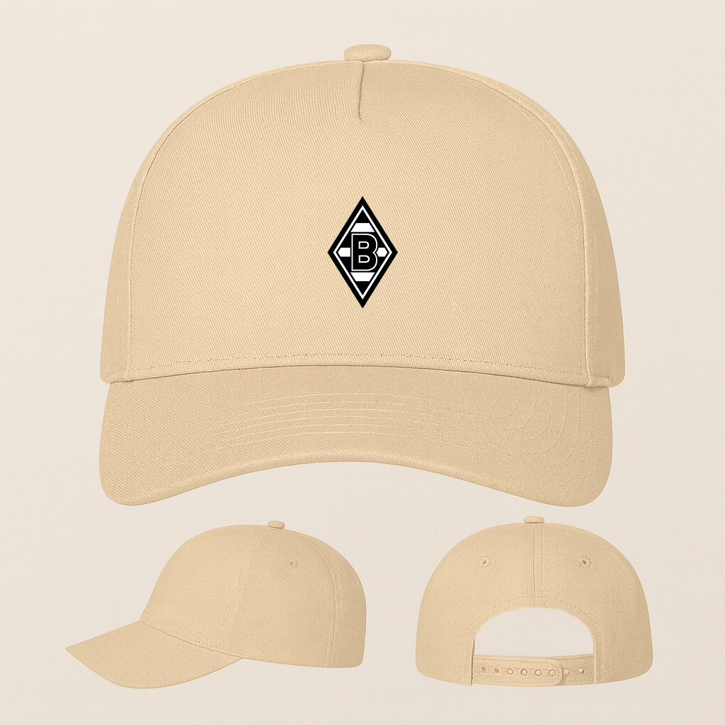 Borussia Monchengladbach FC Five Panel Twill Snapback Cap