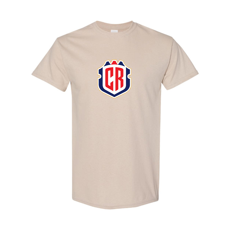 Youth Kids Costa Rica National Soccer Team Cotton T-Shirt