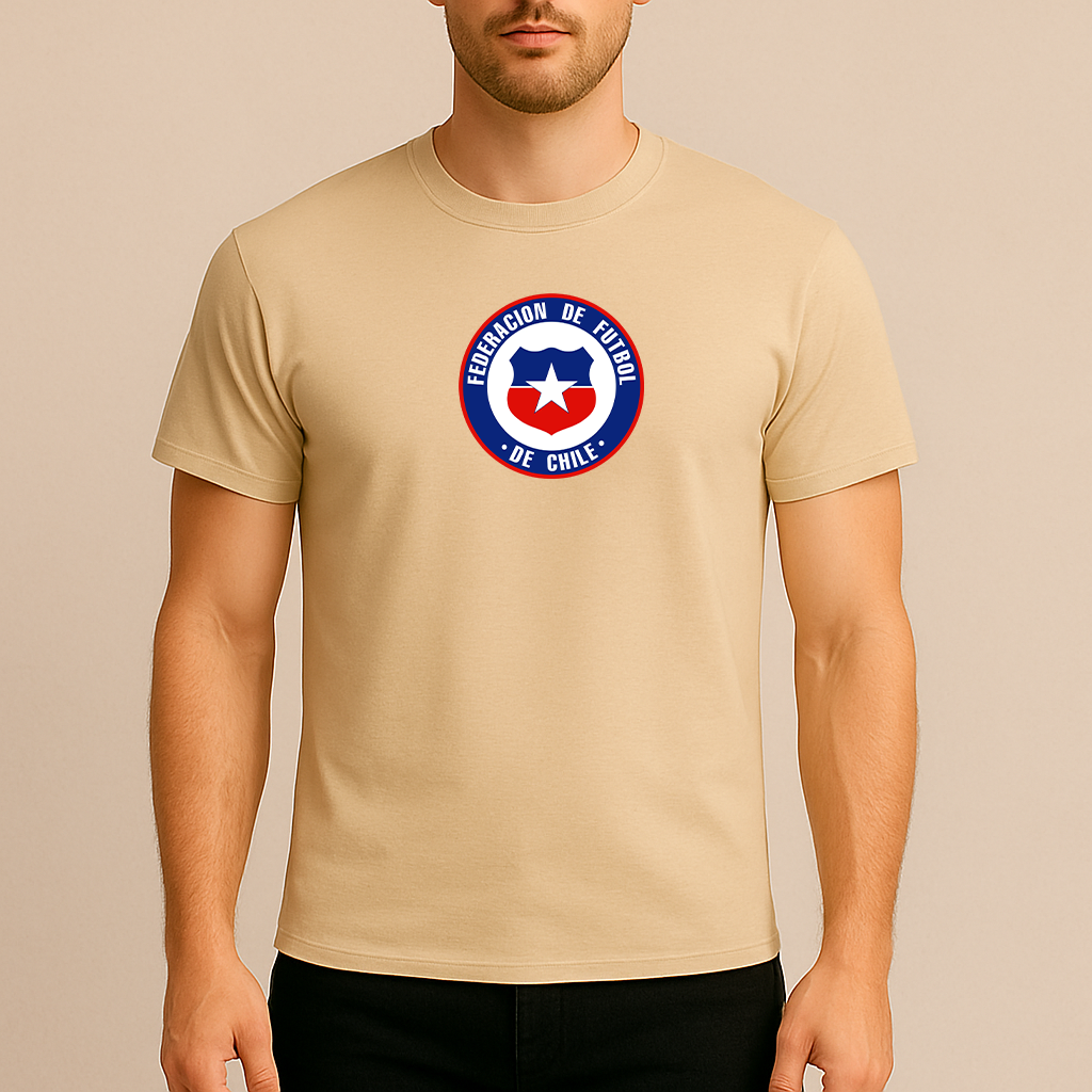 Men's Chile National Soccer Team Cotton T-Shirt