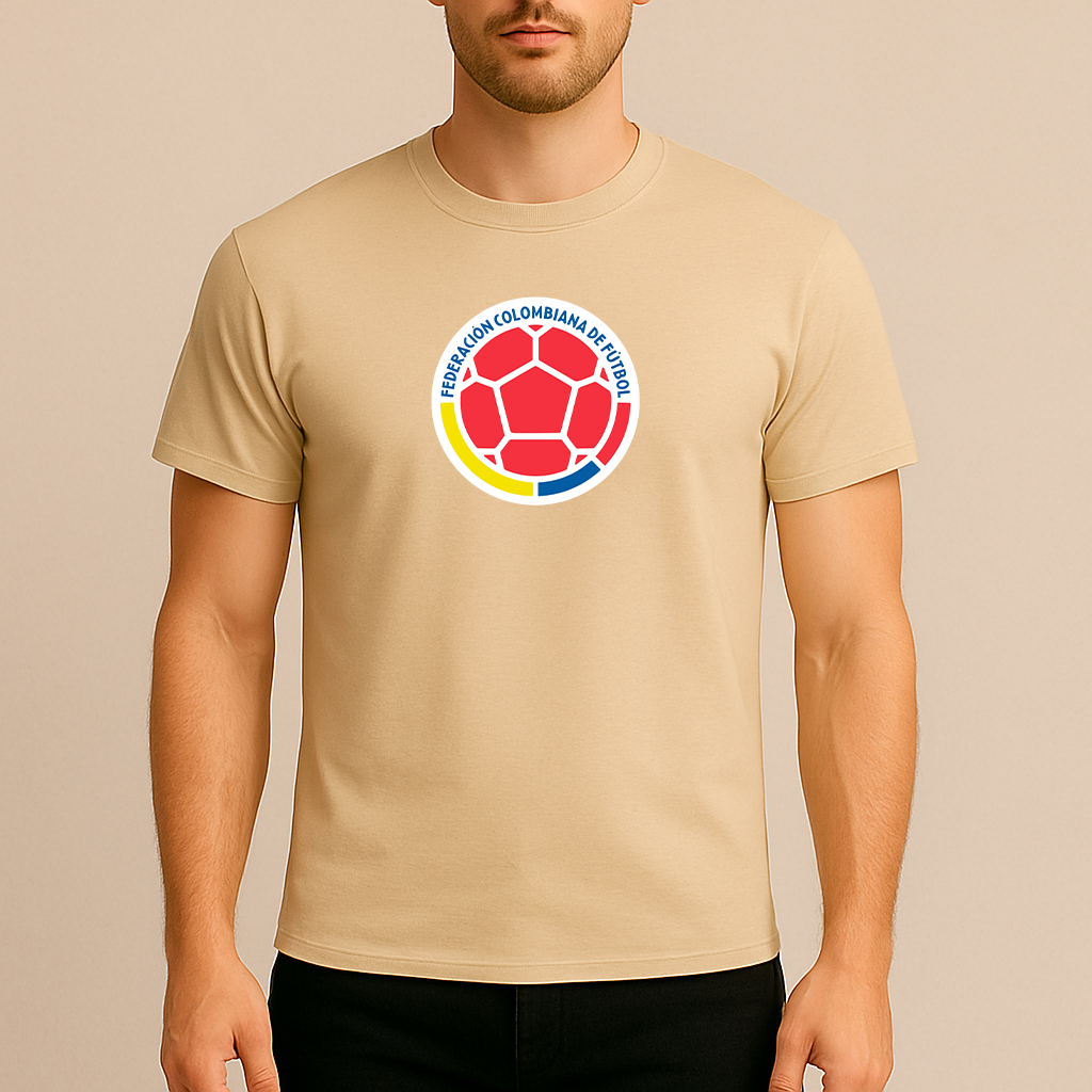 Men's Colombia National Soccer Team Cotton T-Shirt