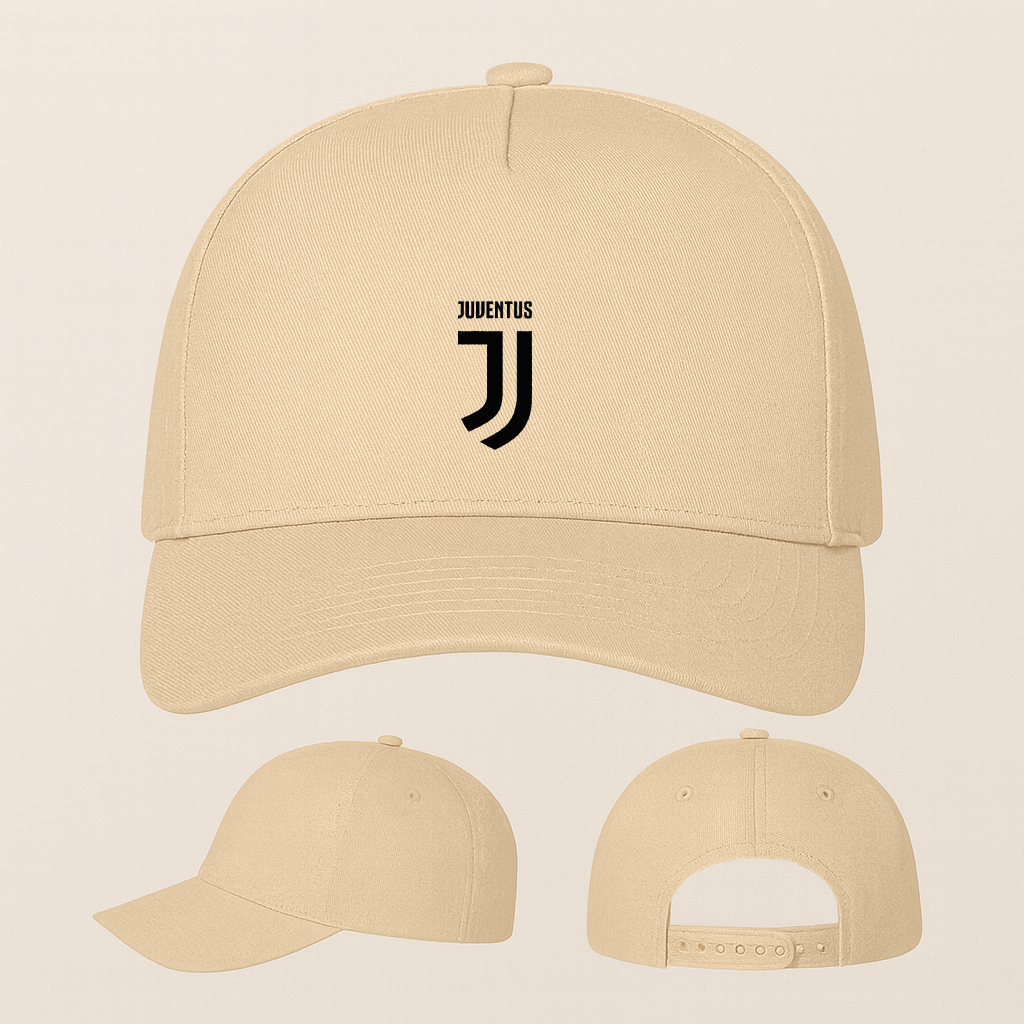 Juventus Soccer Five Panel Twill Snapback Cap