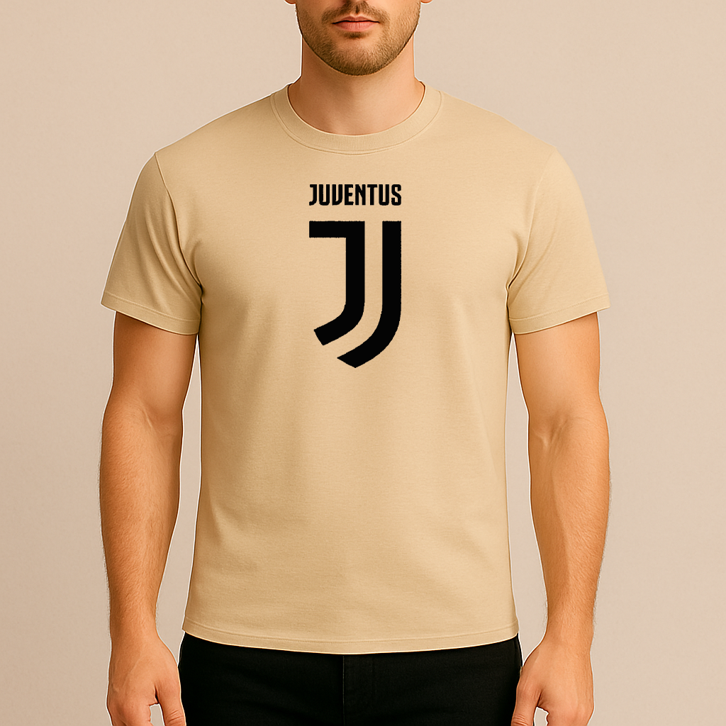Men's Juventus Soccer Cotton T-Shirt