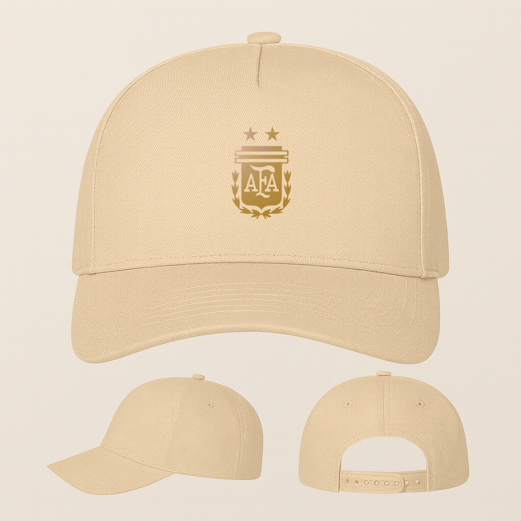 Argentina Soccer Five Panel Twill Snapback Cap