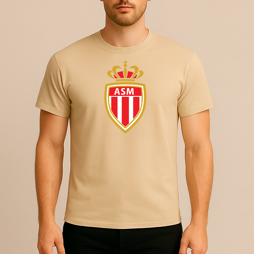 Men's AS Monaco FC Cotton T-Shirt