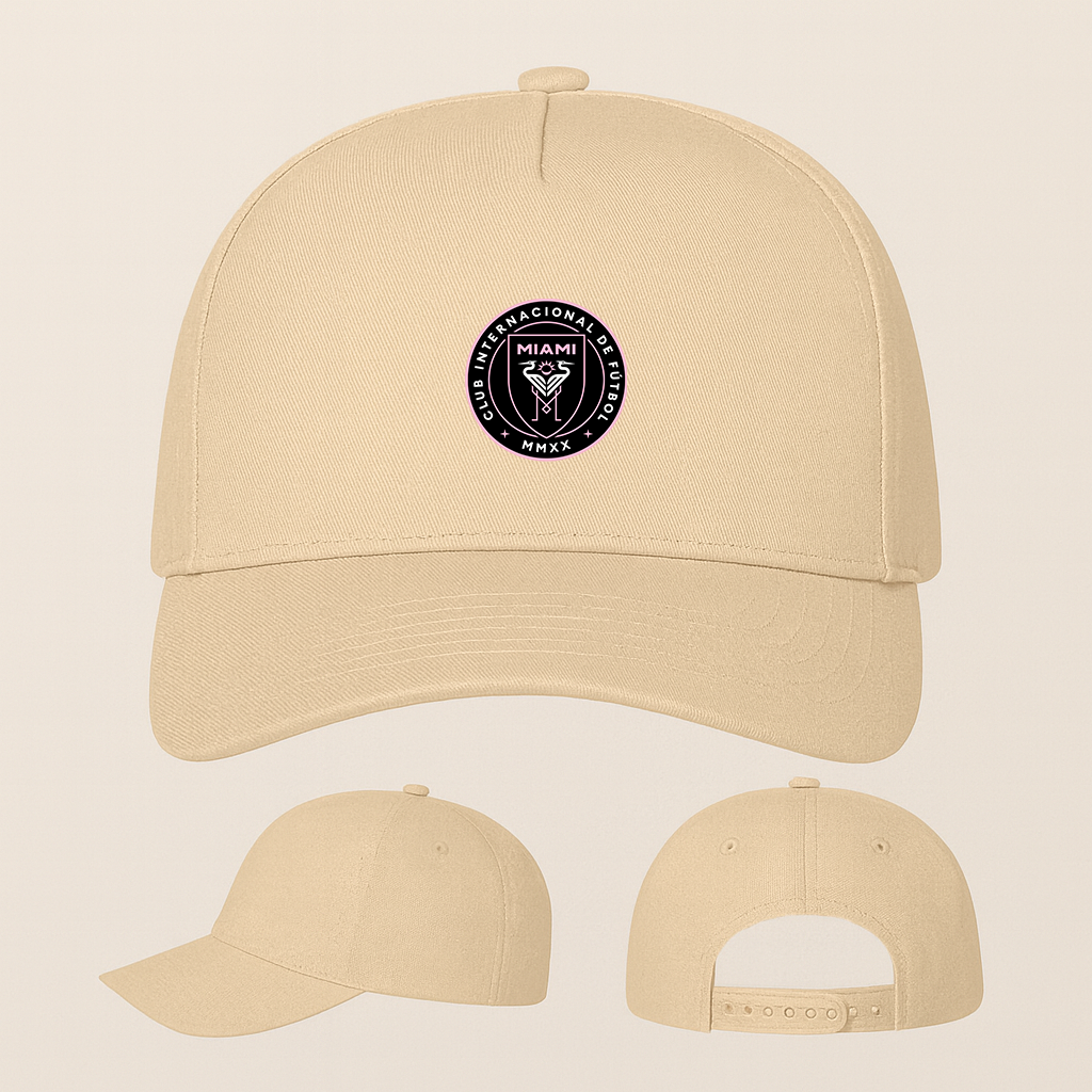 Inter Miami FC Five Panel Twill Snapback Cap
