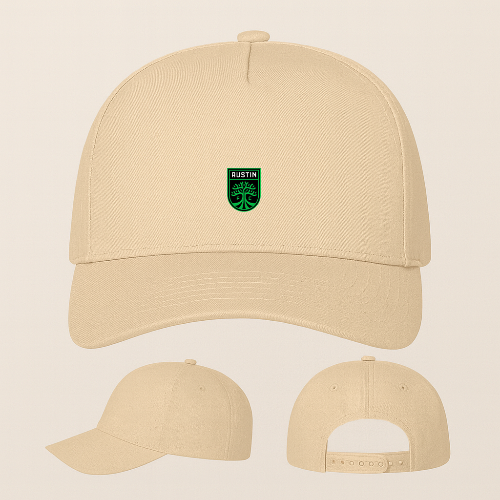Austin FC Five Panel Twill Snapback Cap