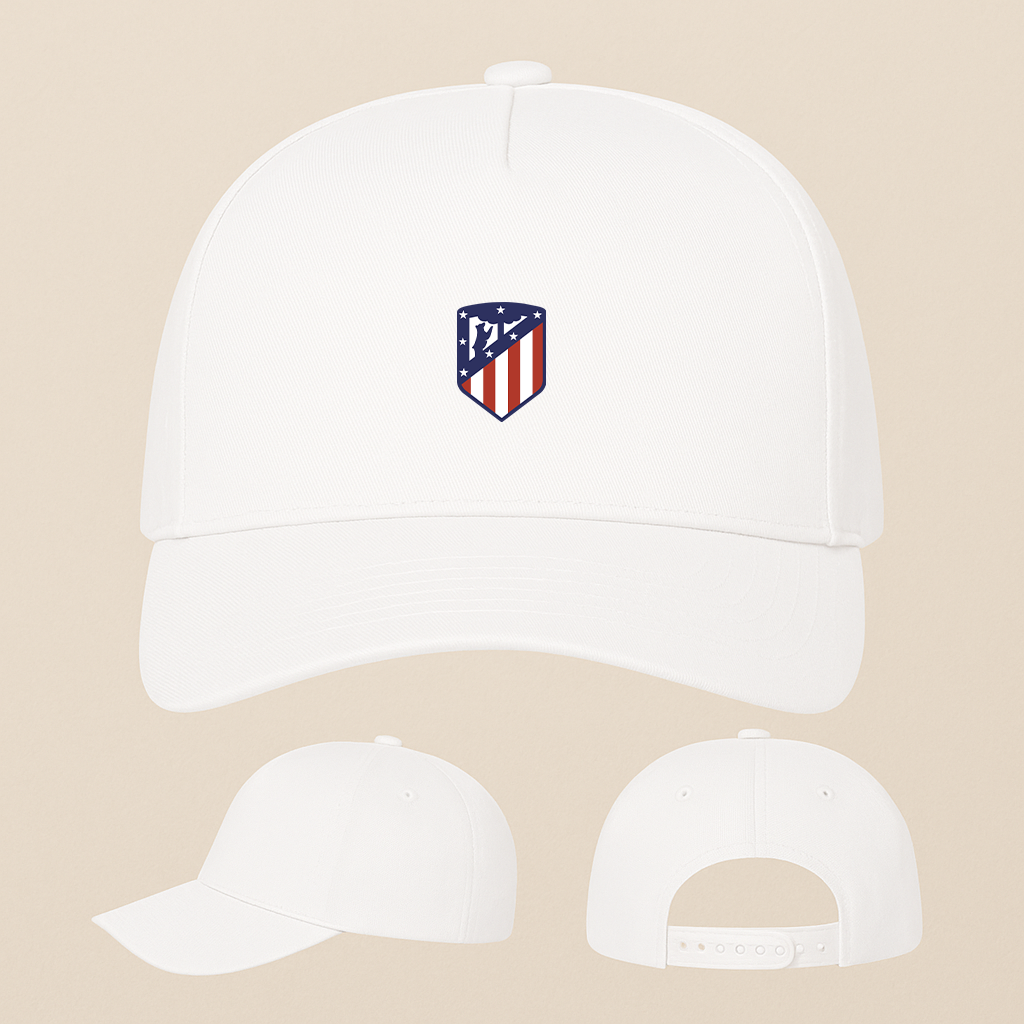 Atletico Madrid FC Five Panel Twill Snapback Cap