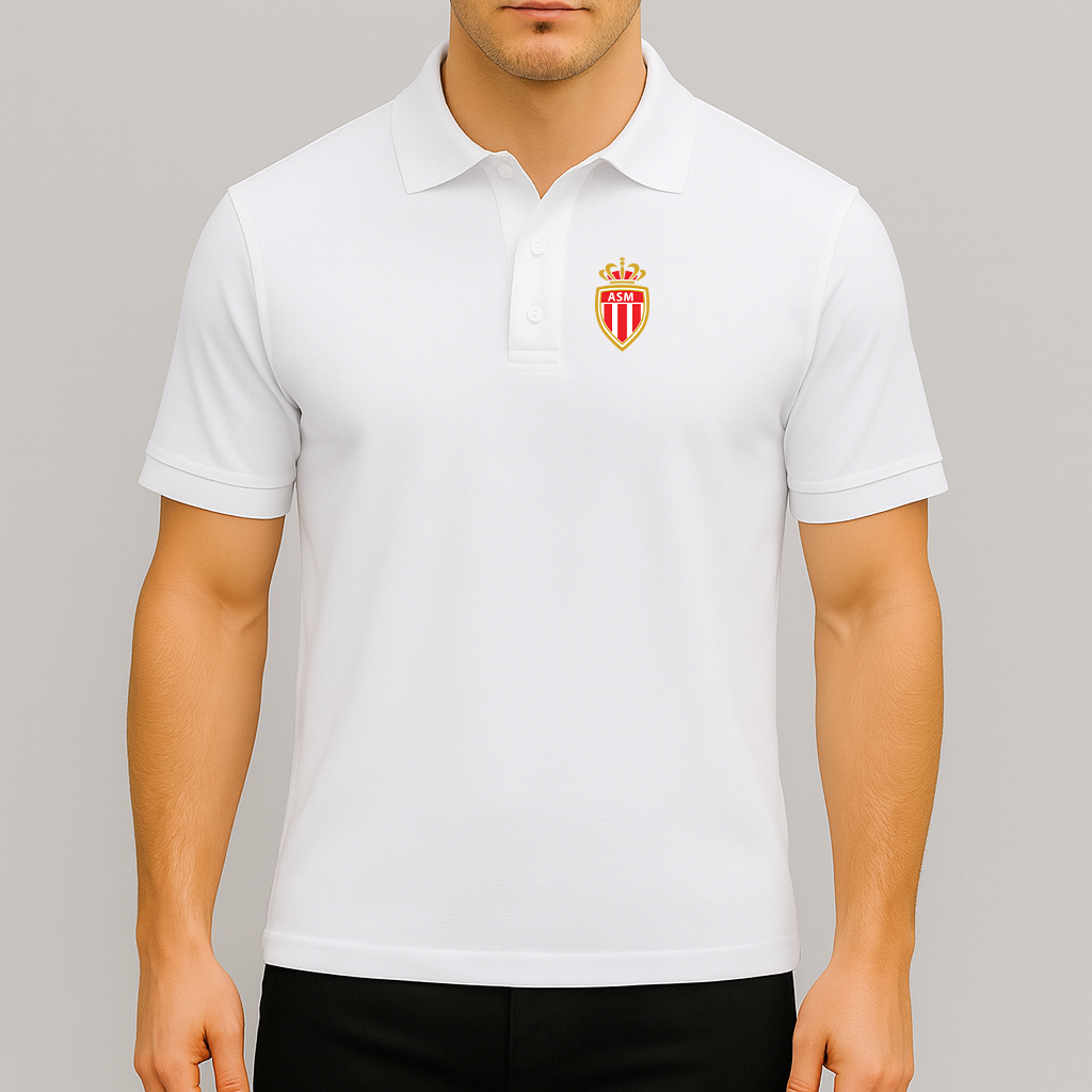 Men's AS Monaco FC Dry Blend Polo