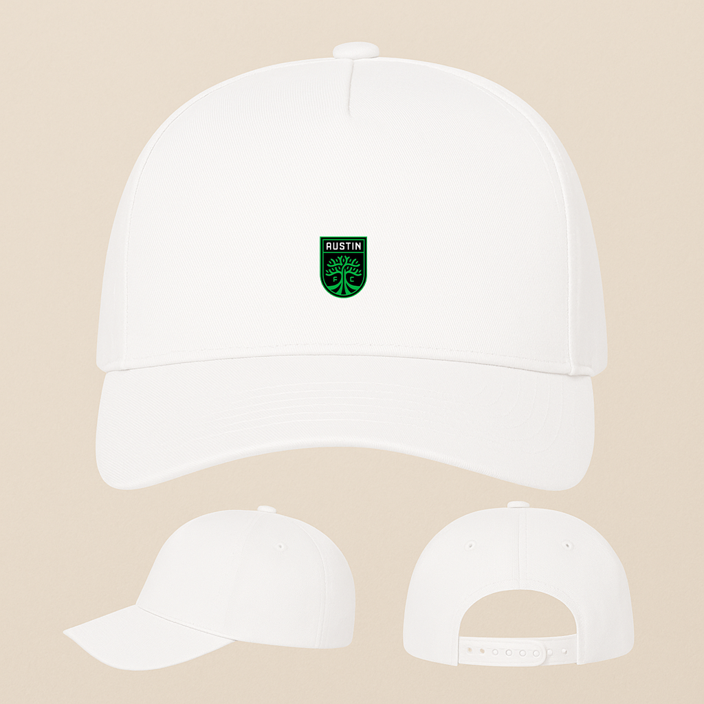 Austin FC Five Panel Twill Snapback Cap