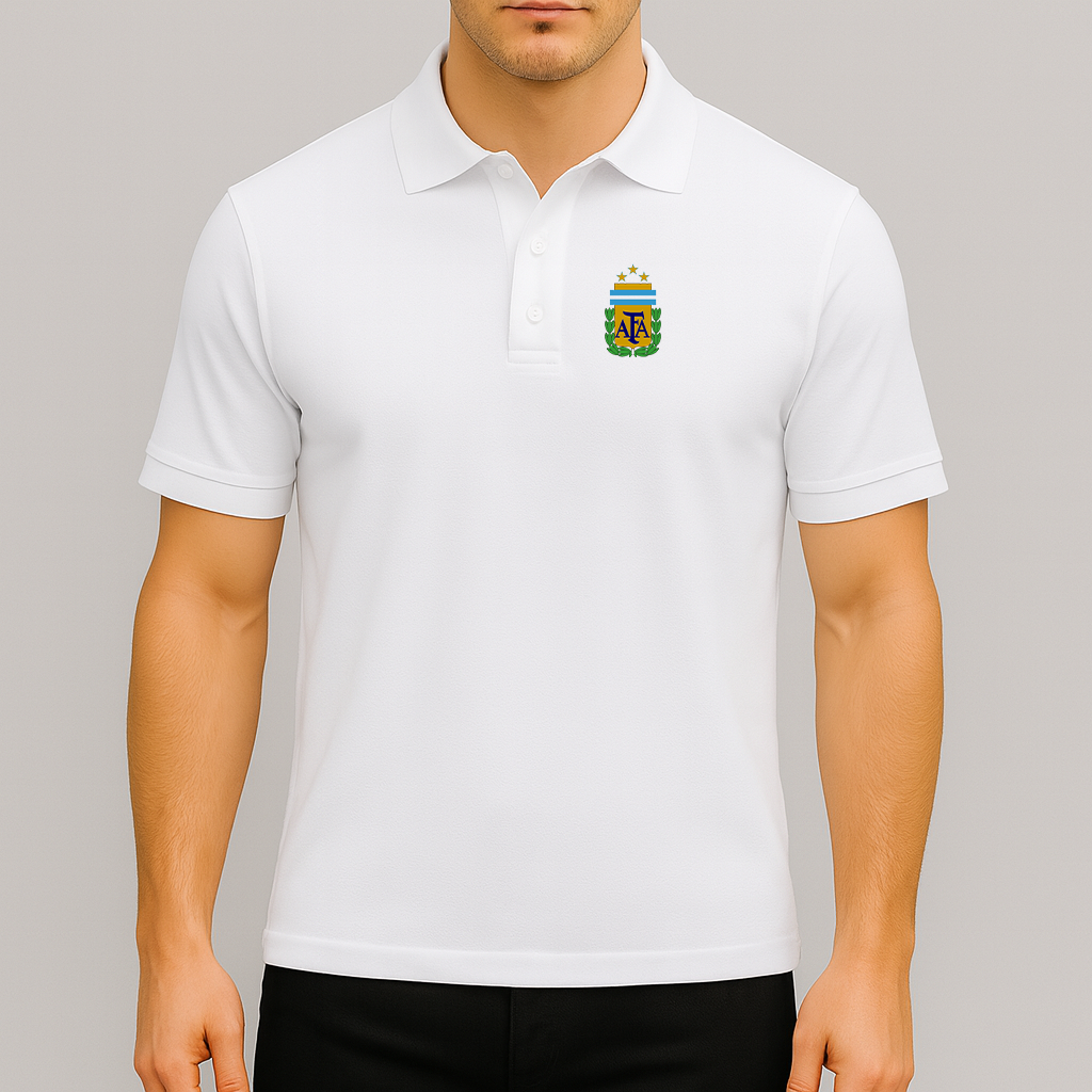 Men's Argentina National Soccer Team Dry Blend Polo