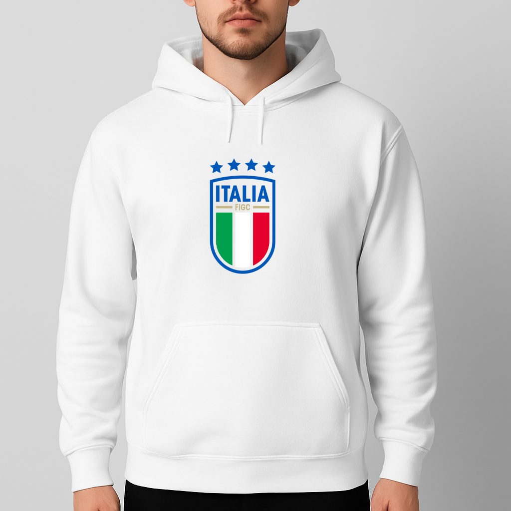 Men's Italy National Soccer Team Pullover Hoodie