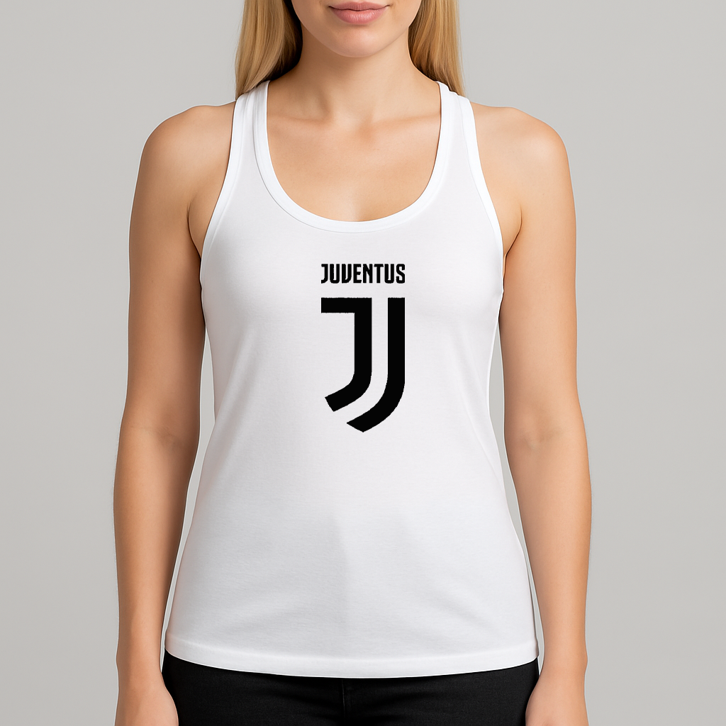 Women's Juventus Soccer Racerback Tank Top