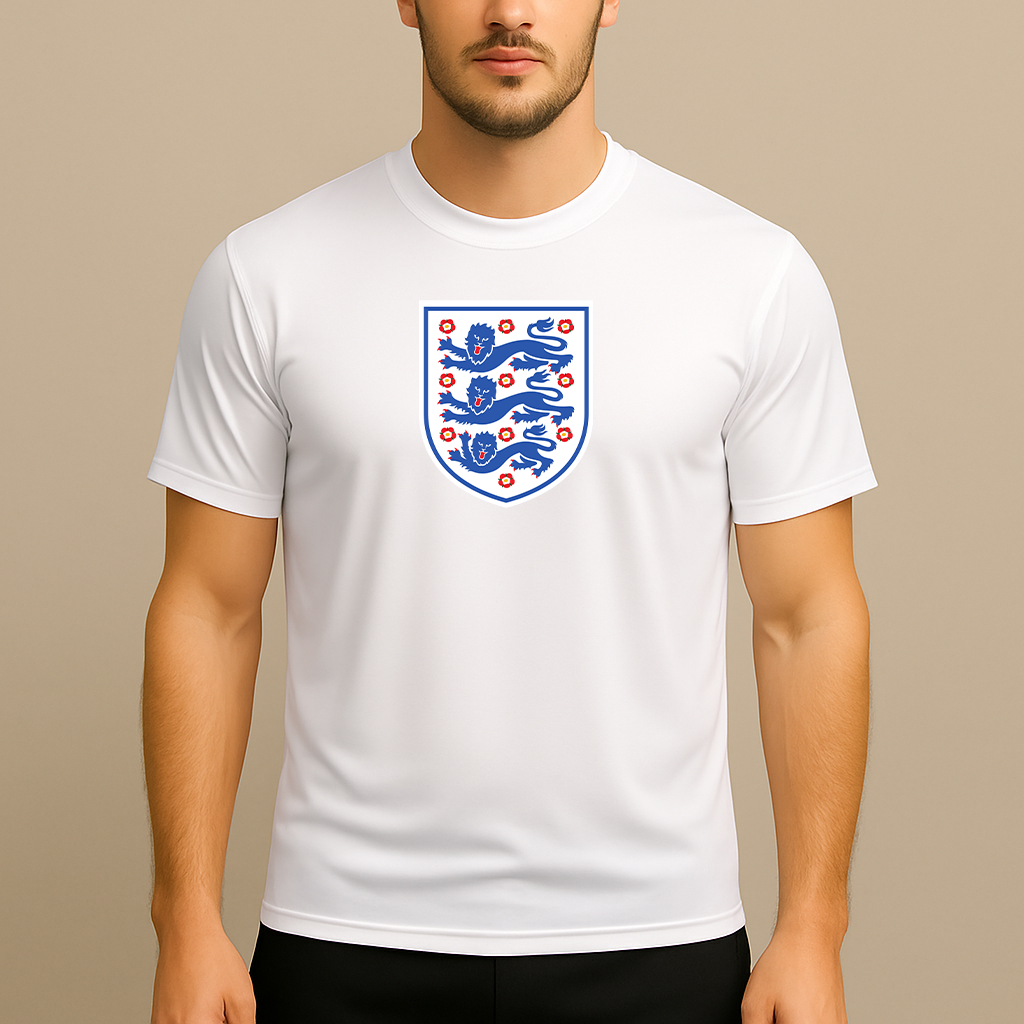 Men's England National Football Team Polyester T-Shirt