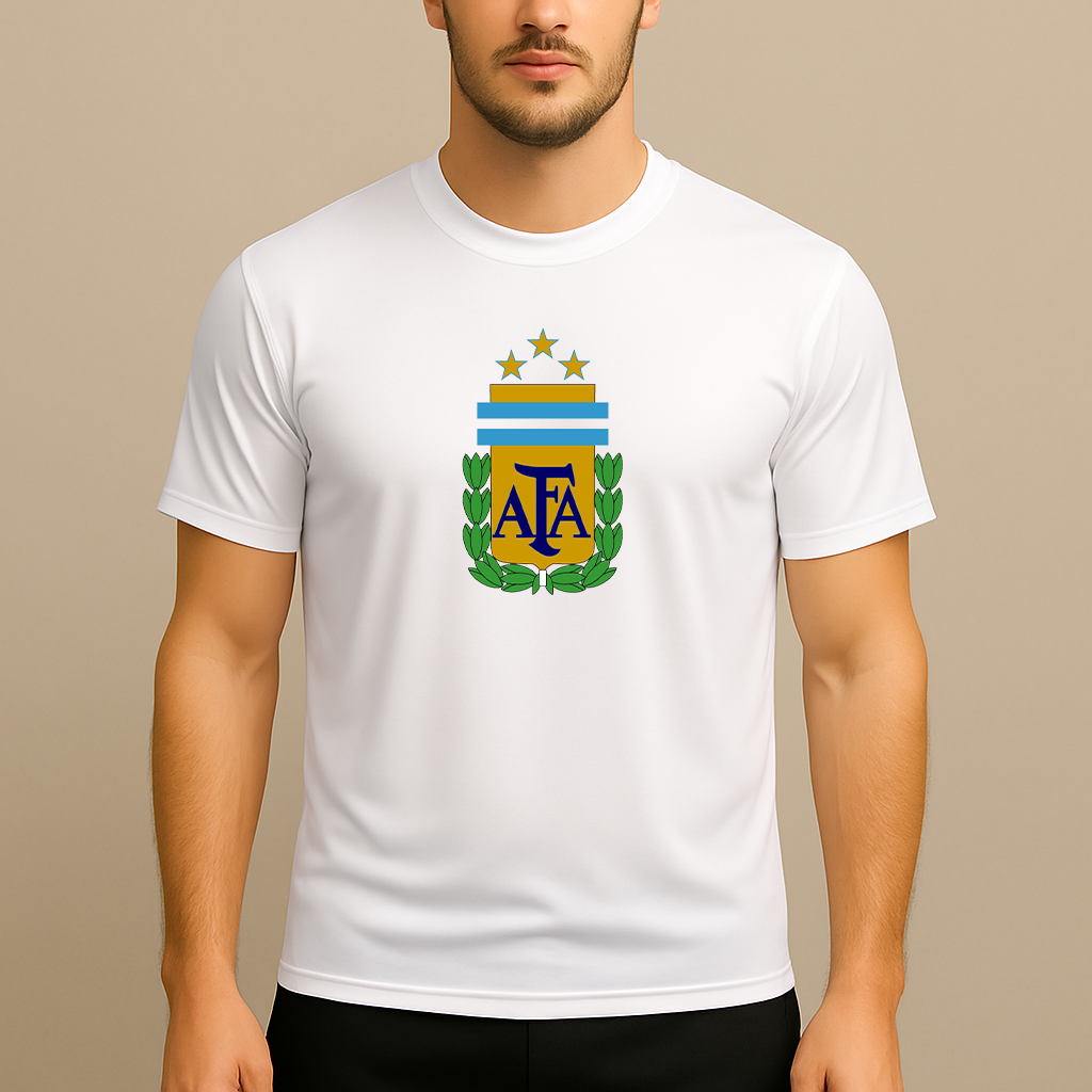 Men's Argentina National Soccer Team Polyester T-Shirt