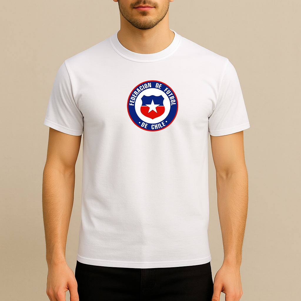 Men's Chile National Soccer Team Cotton T-Shirt