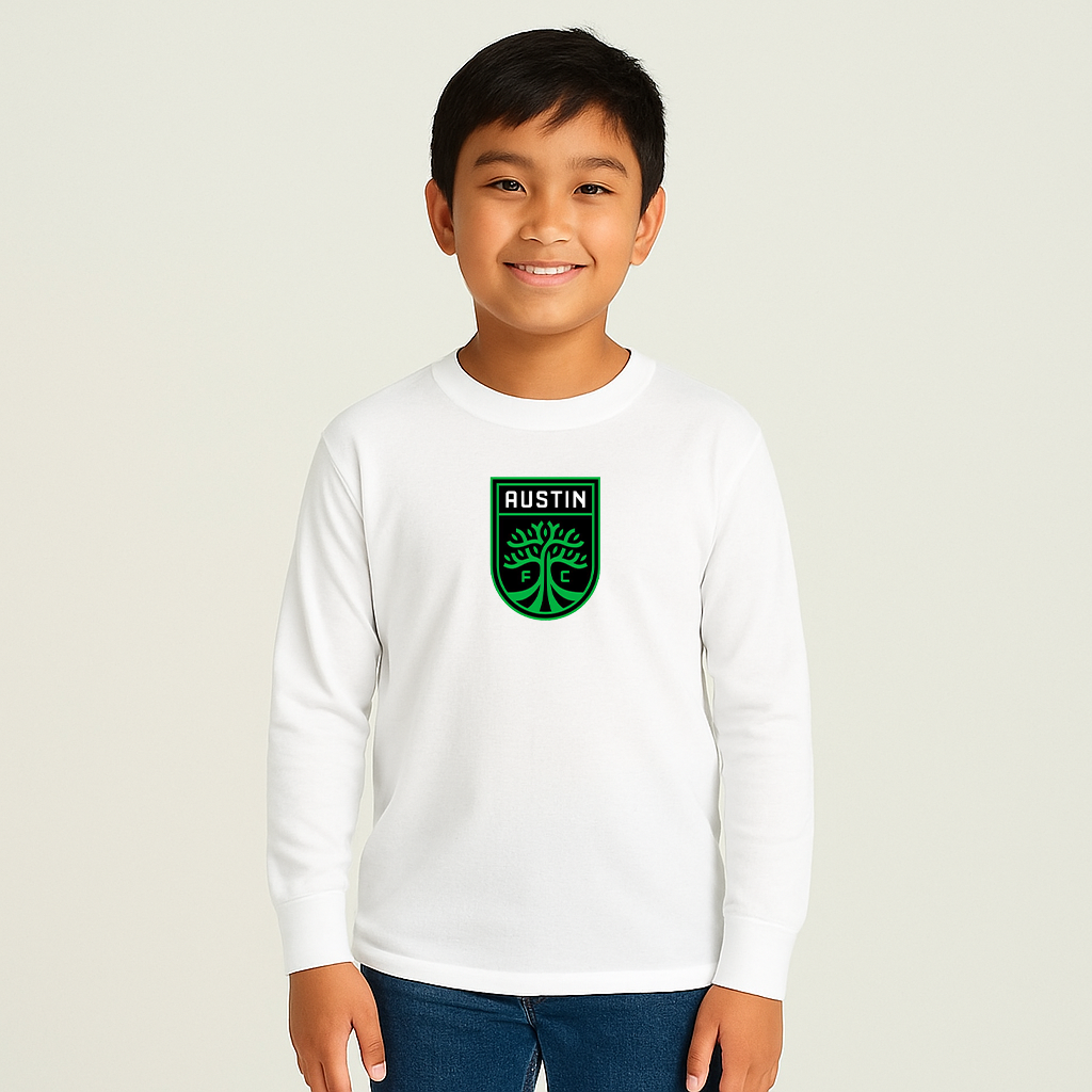 Youth Kids Austin FC Long Sleeve T-Shirt