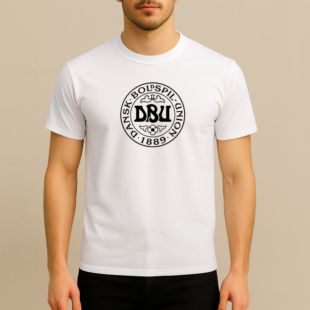 Men's Denmark Soccer Cotton T-Shirt