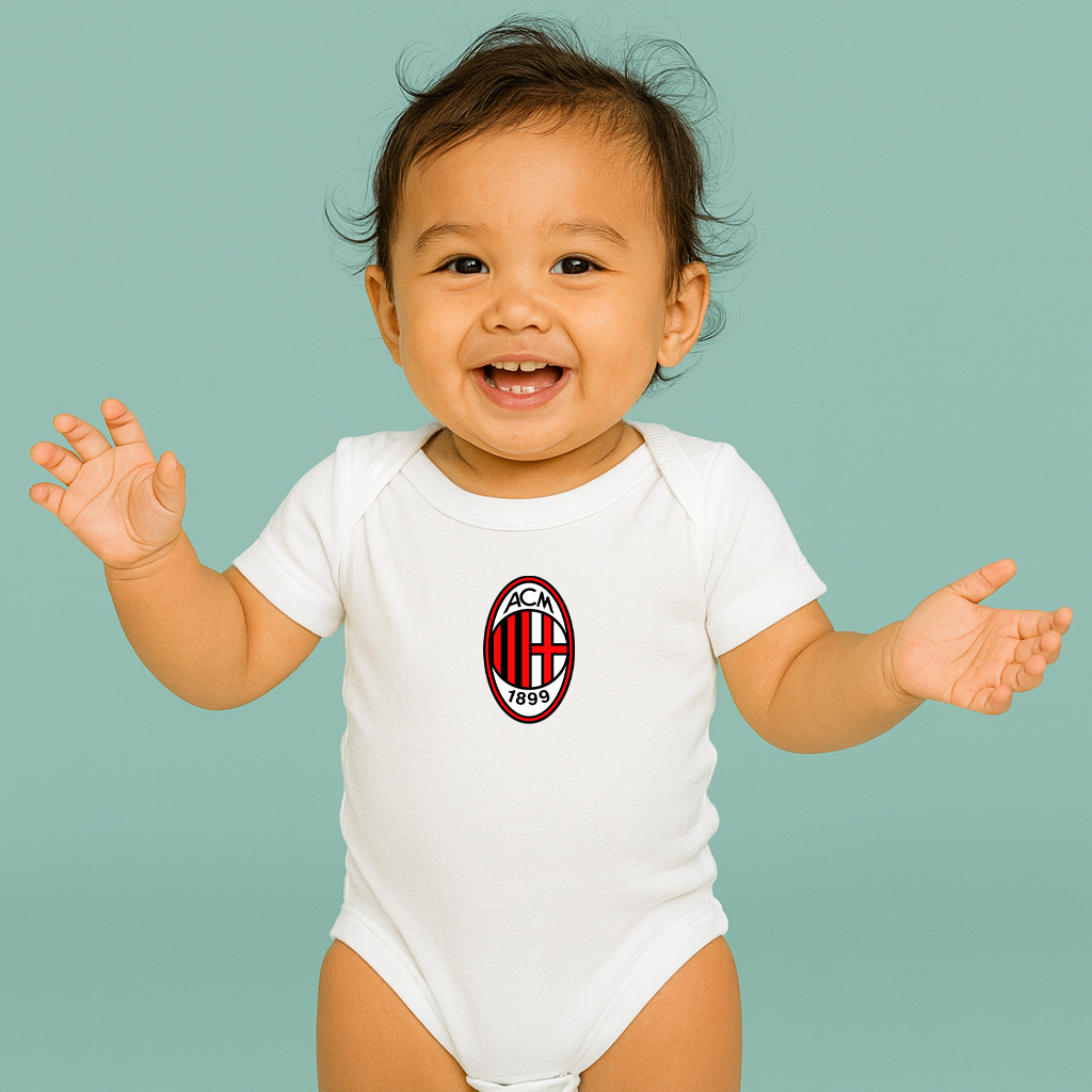 Baby AC Milan Soccer Romper Onesie