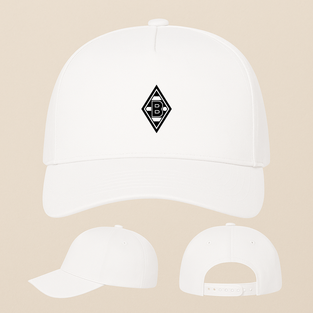 Borussia Monchengladbach FC Five Panel Twill Snapback Cap