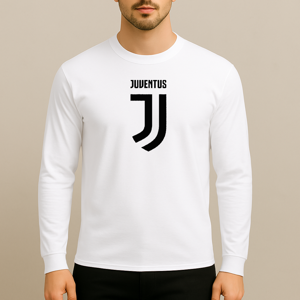 Men's Juventus Soccer Long Sleeve T-Shirt