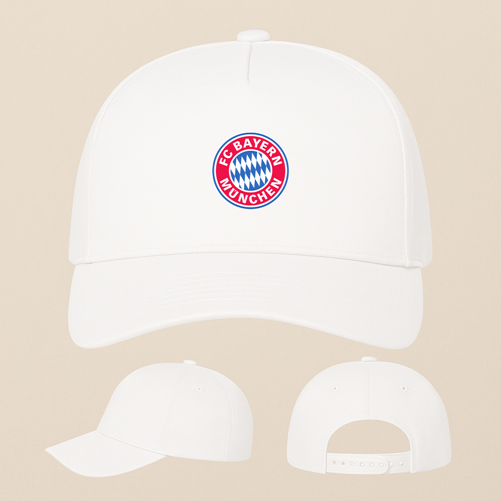 F.C. Bayern Munchen Soccer Five Panel Twill Snapback Cap