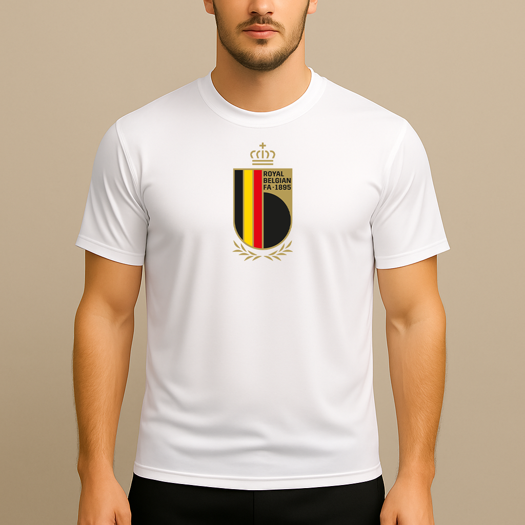 Men's Belgium National Soccer Team Polyester T-Shirt