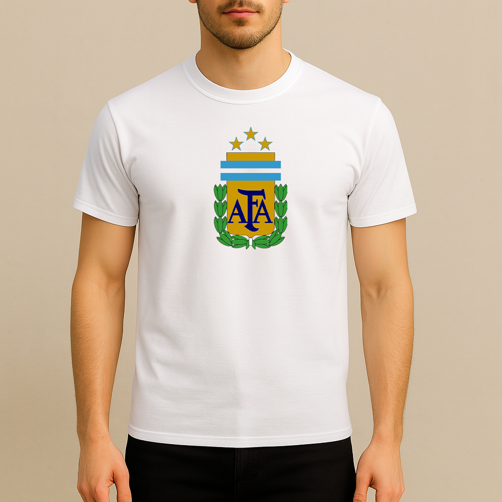Men's Argentina National Soccer Team Cotton T-Shirt