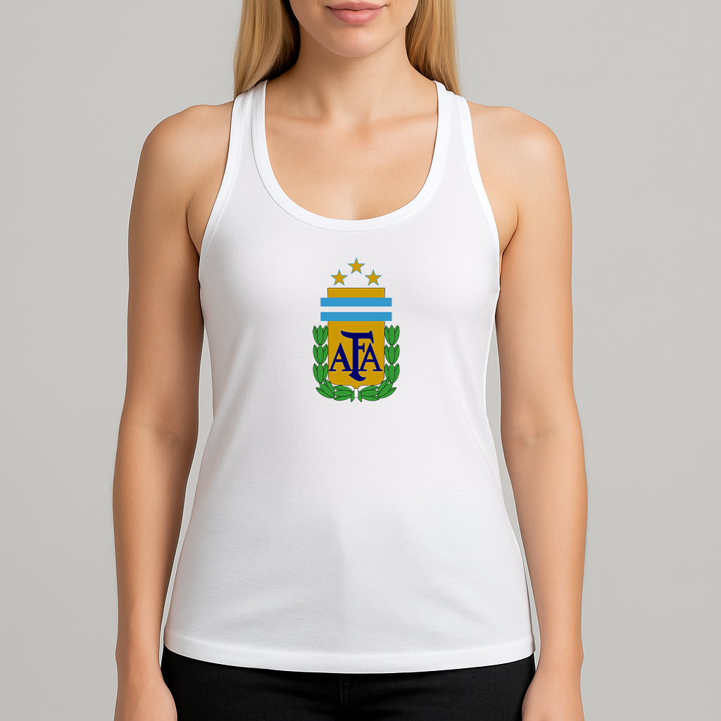 Women's Argentina National Soccer Team Racerback Tank Top