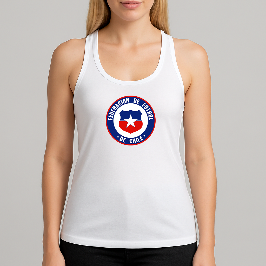 Women's Chile National Soccer Team Racerback Tank Top
