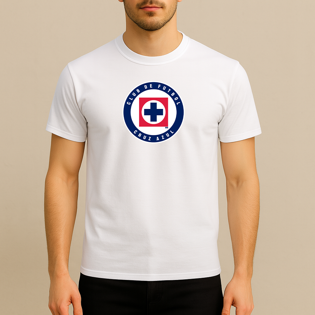 Men's Cruz Azul Football Club Cotton T-Shirt