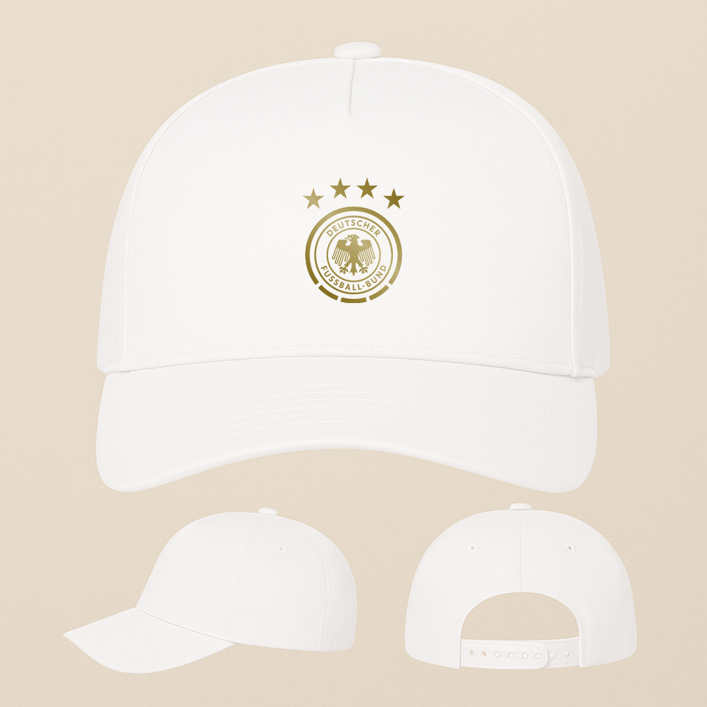 Germany Soccer Five Panel Twill Snapback Cap