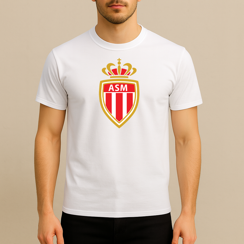 Men's AS Monaco FC Cotton T-Shirt