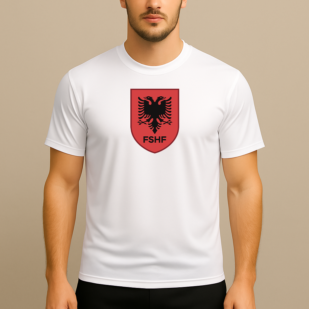 Men's Albania National Soccer Team Polyester T-Shirt