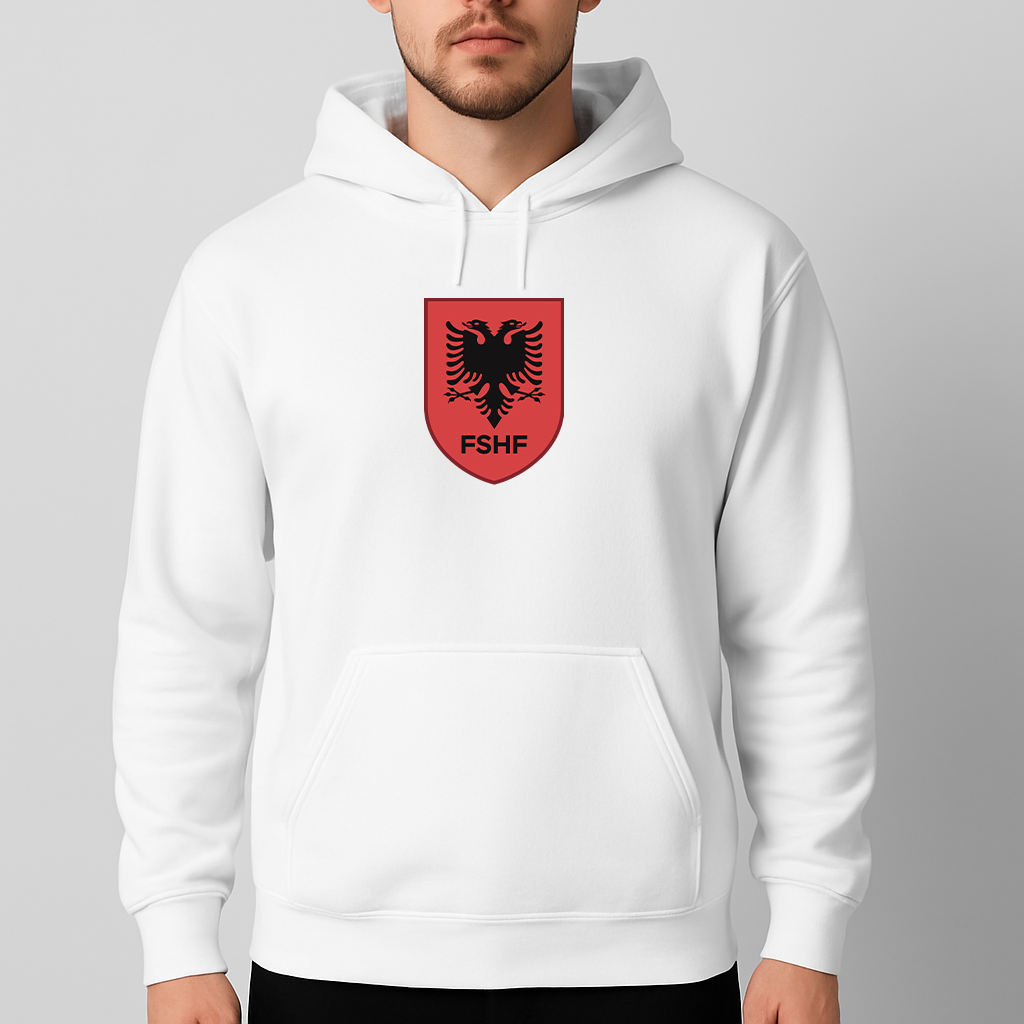Men's Albania National Soccer Team Pullover Hoodie