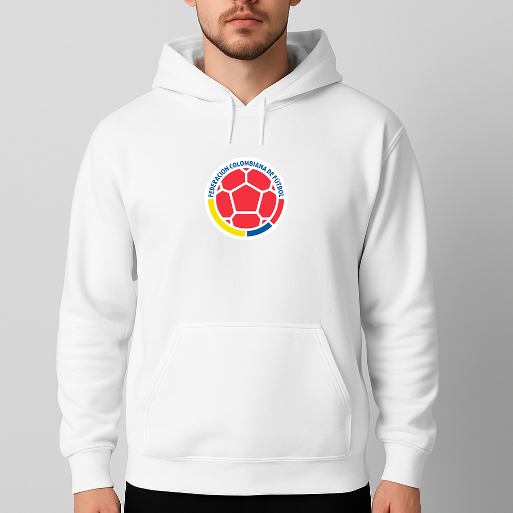 Men's Colombia National Soccer Team Pullover Hoodie