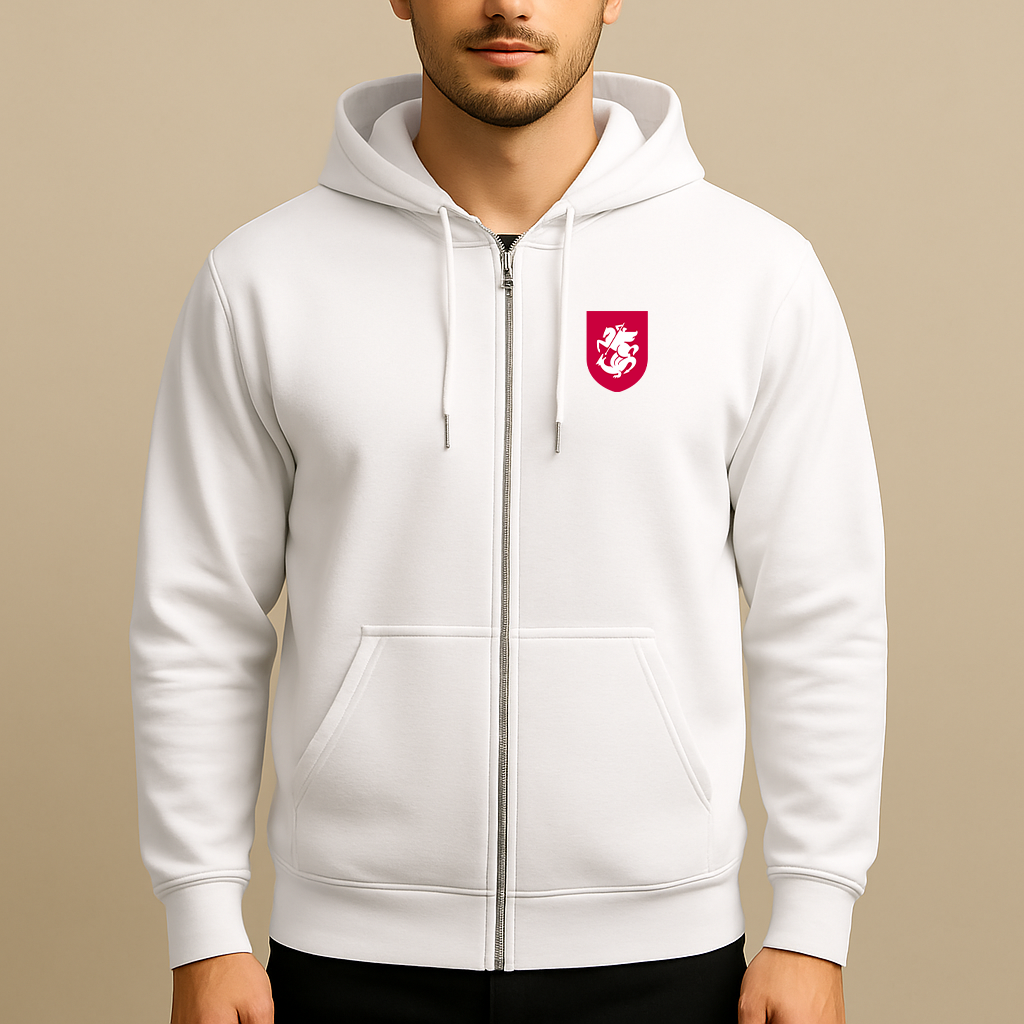 Men's Georgia National Soccer Team Zipper Hoodie