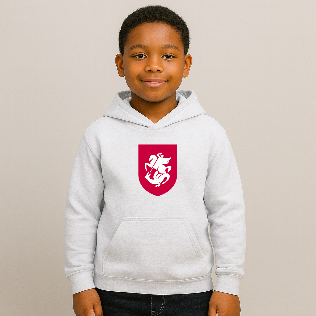 Youth Kids Georgia National Soccer Team Pullover Hoodie