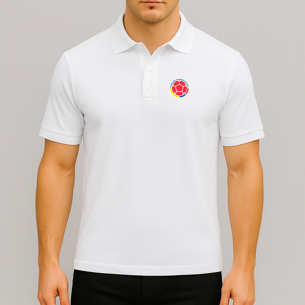 Men's Colombia National Soccer Team Dry Blend Polo