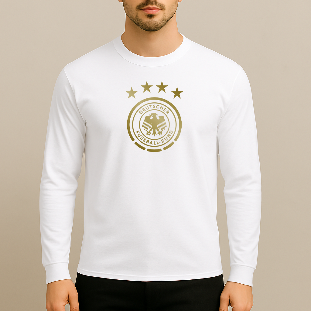Men's Germany Soccer Long Sleeve T-Shirt