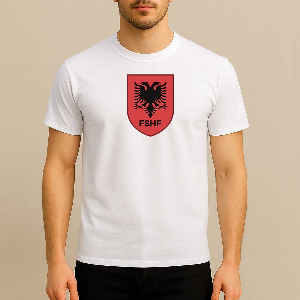 Men's Albania National Soccer Team Cotton T-Shirt