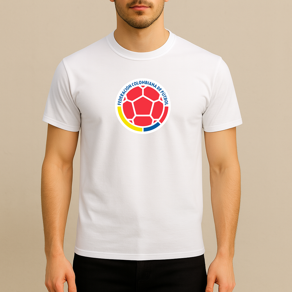 Men's Colombia National Soccer Team Cotton T-Shirt