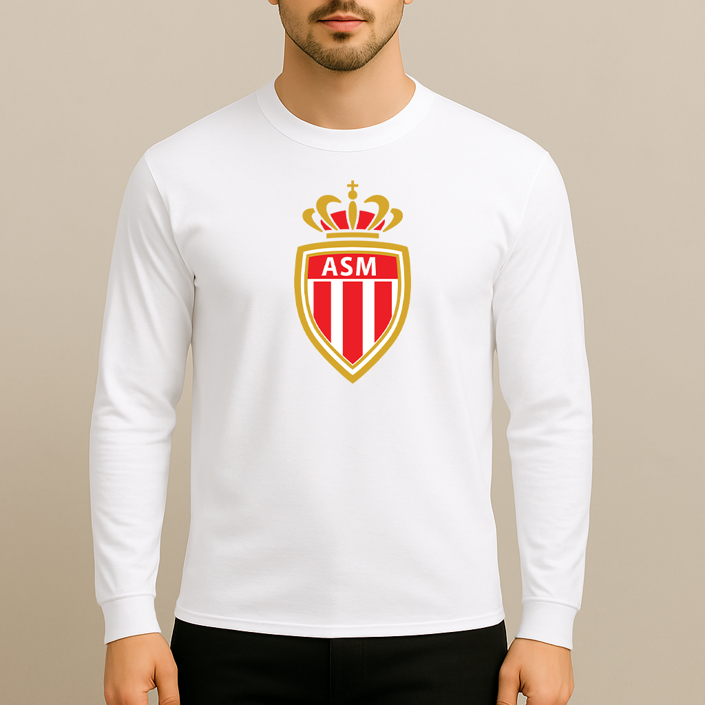 Men's AS Monaco FC Long Sleeve T-Shirt