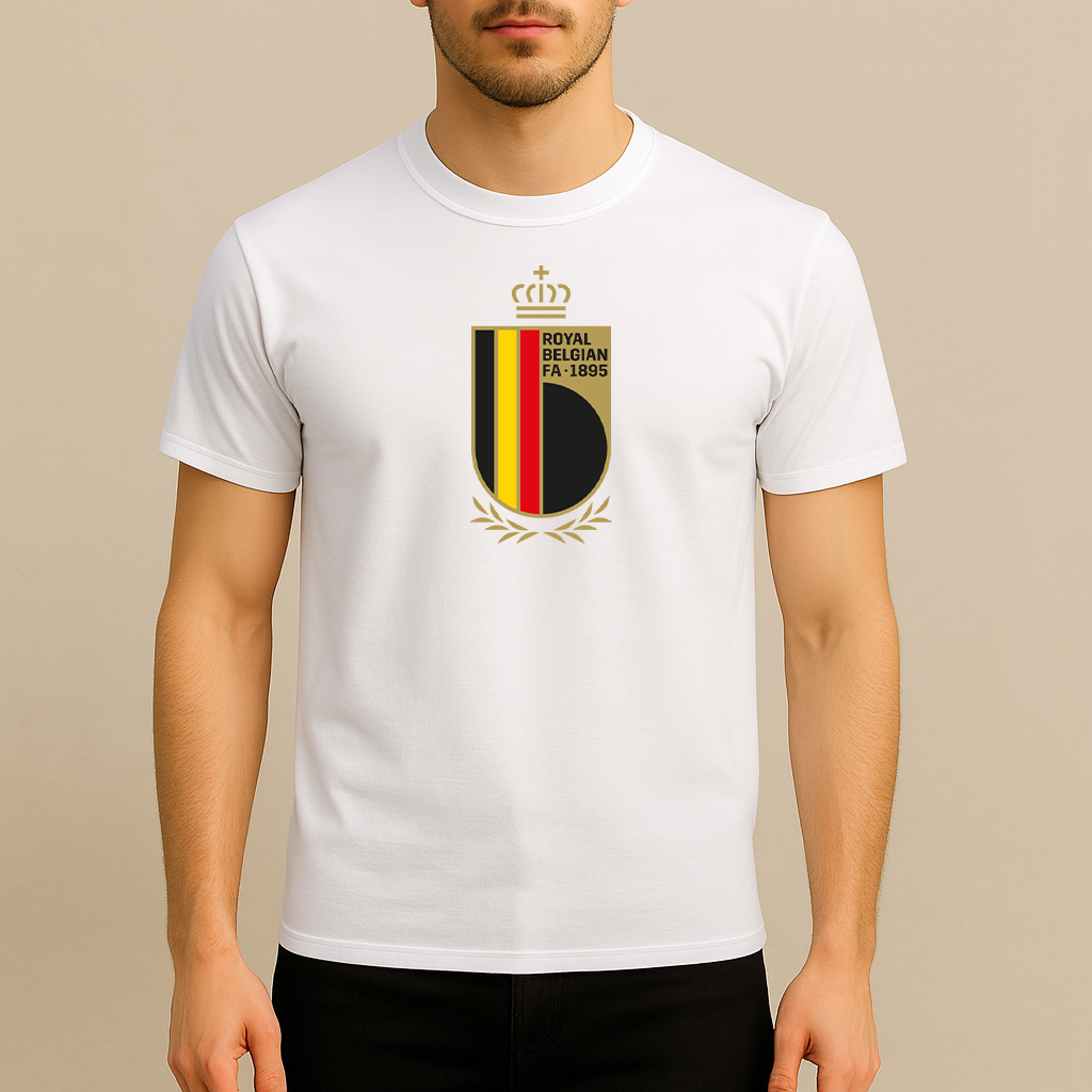 Men's Belgium National Soccer Team Cotton T-Shirt