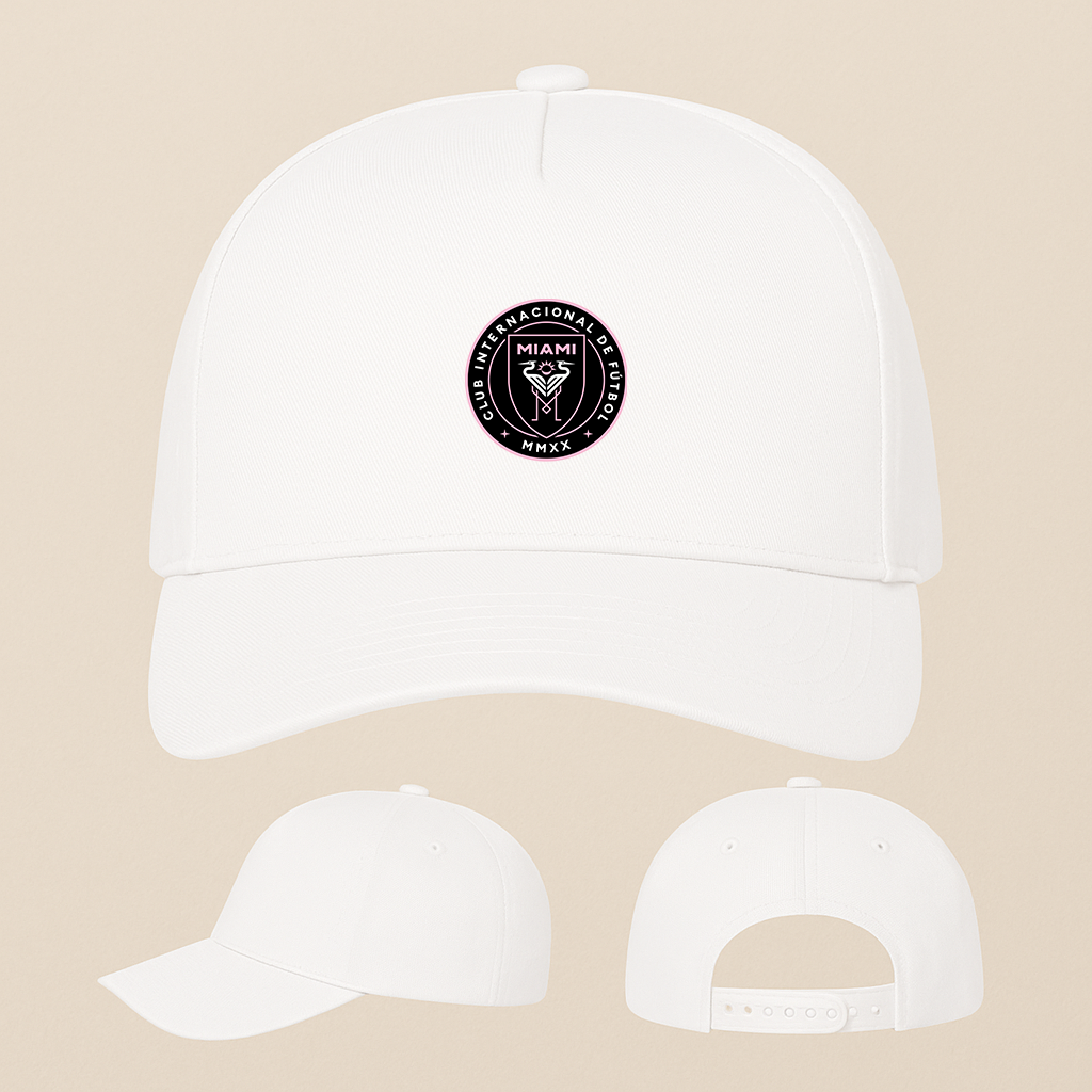 Inter Miami FC Five Panel Twill Snapback Cap