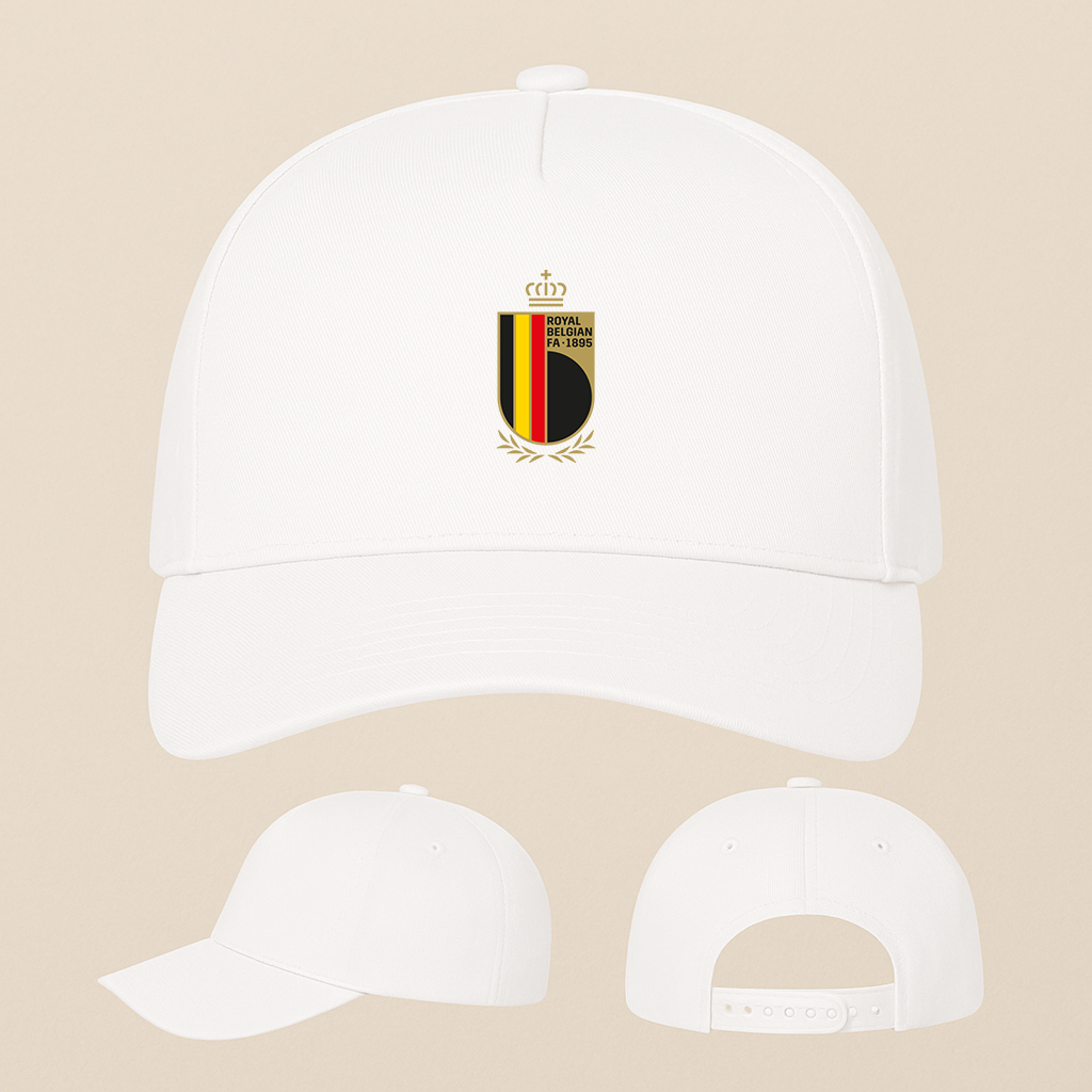 Belgium National Soccer Team Five Panel Twill Snapback Cap