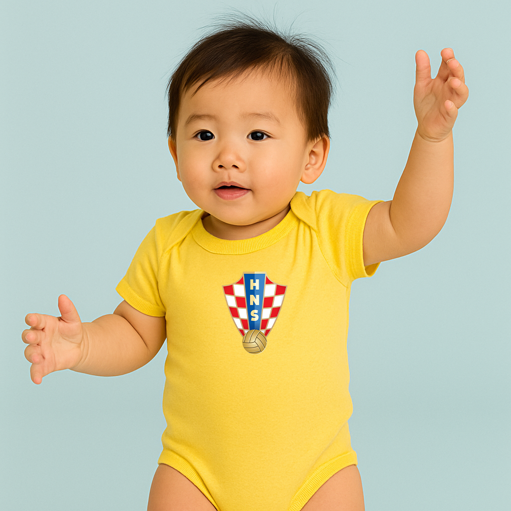 Croatia National Soccer Team Baby Romper Onesie