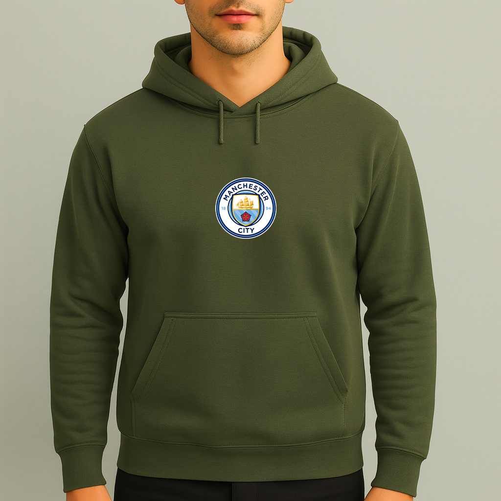 Men's Manchester City Soccer Pullover Hoodie