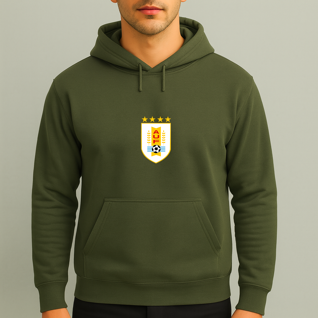 Men's Uruguay National Soccer Team Pullover Hoodie