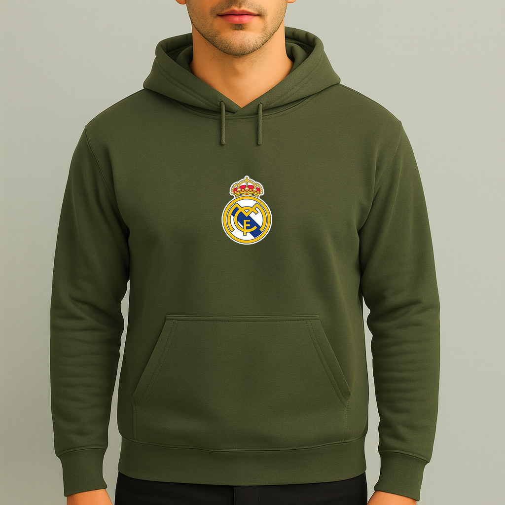 Men’s Real Madrid Soccer Pullover Hoodie