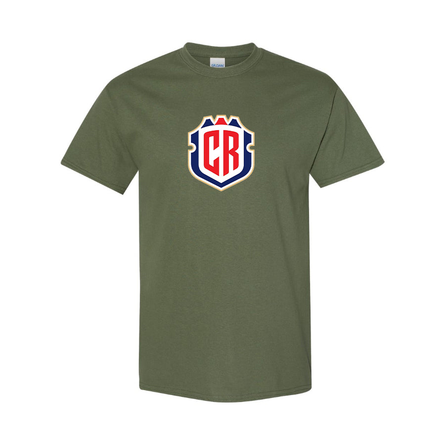 Youth Kids Costa Rica National Soccer Team Cotton T-Shirt